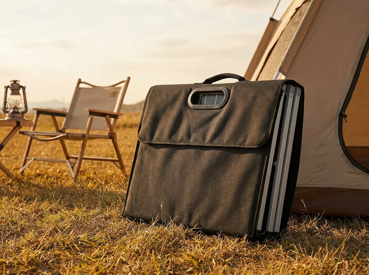Kit panneau solaire portable plie